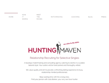 Tablet Screenshot of huntingmaven.com